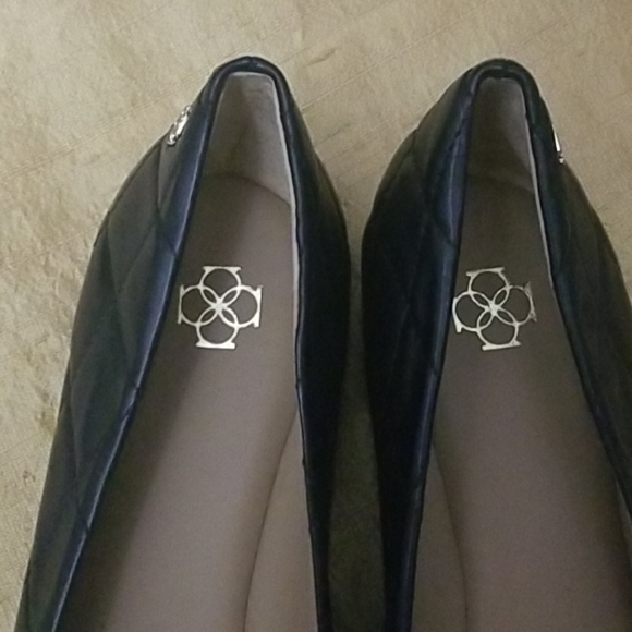 Ann Taylor Laddy Quilted Leather Ballet Flats NWT $44 - Picture 4 of 9